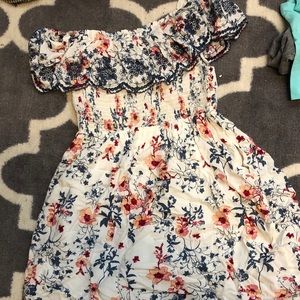 Never worn off the shoulder sundress